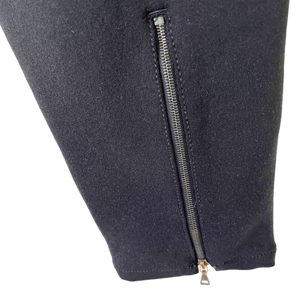 Prada Equestrian Jodhpur Zip Ankle Riding Pants In Black Size 46/10 - Picture 13 of 16